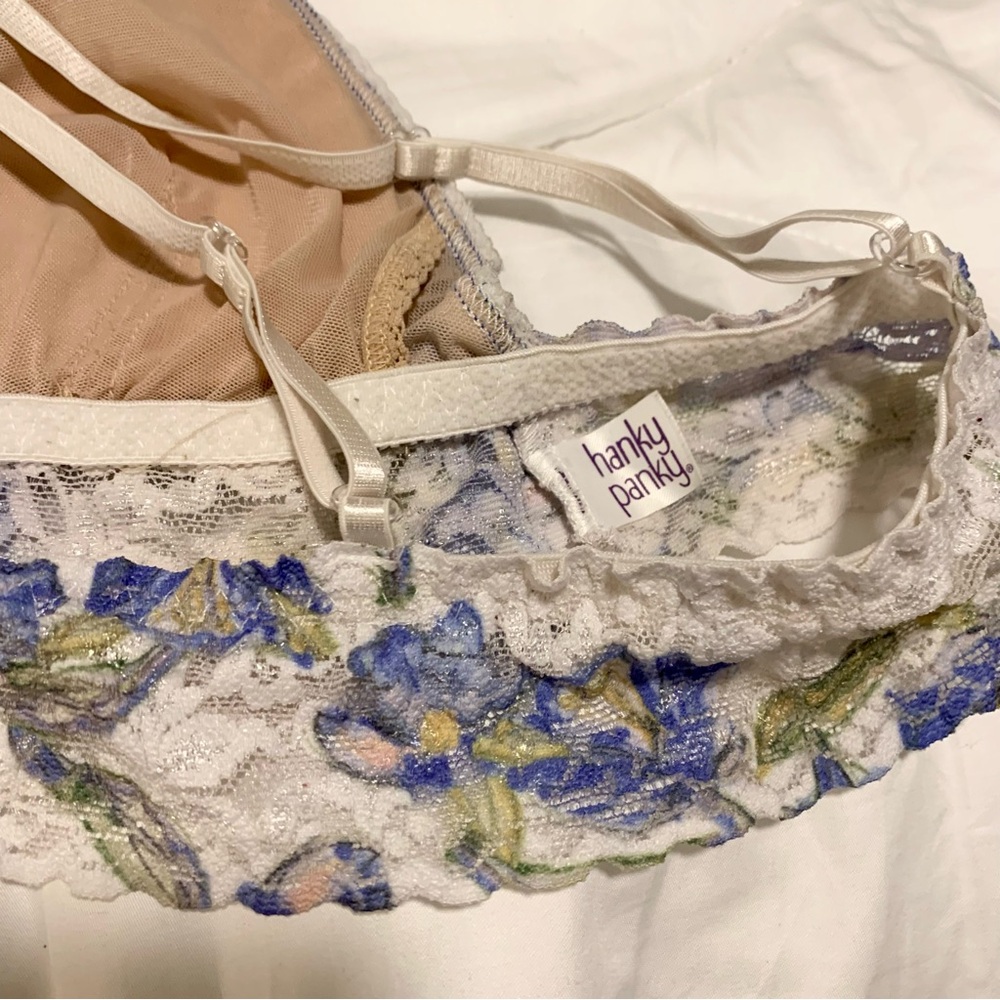 💫3/$20 Hanky Panky Bralette in Floral Print - Picture 4 of 4